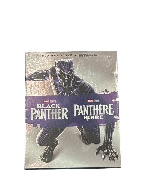 Black Panther  Blu-Ray/DVD   Marvel  w/Slipcover & Digital    Brand NEW