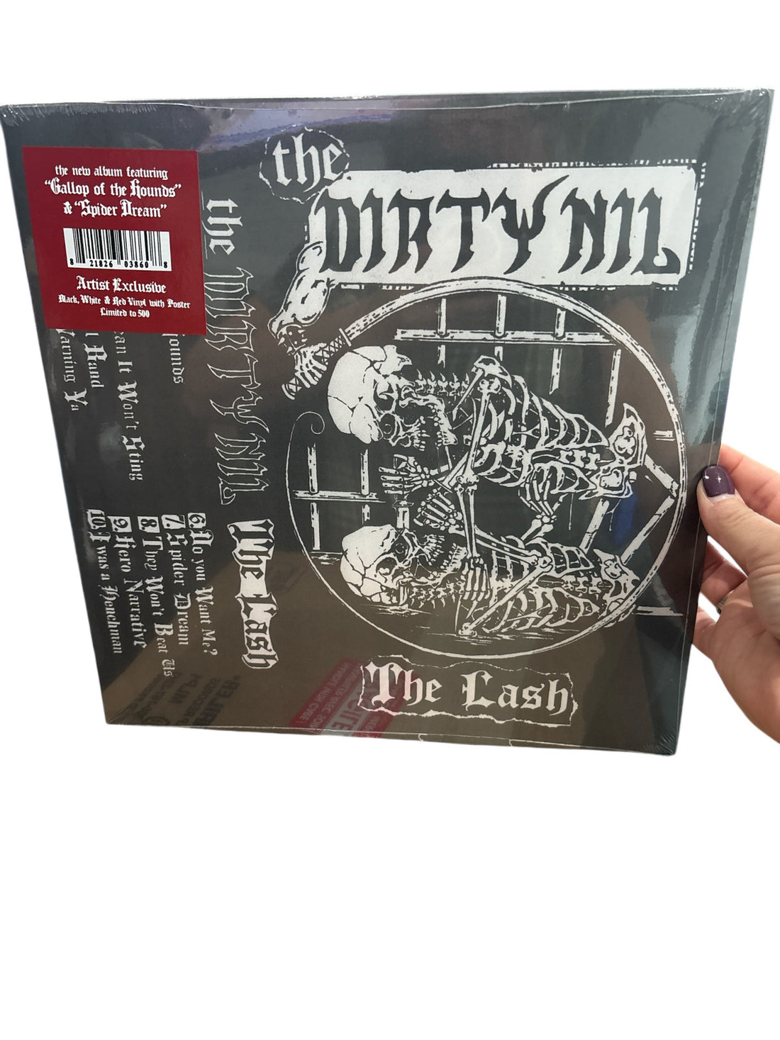 The Dirty Nil - Gallop of the Hounds" & "Spider Dream" Black, White & Red Vinyl
