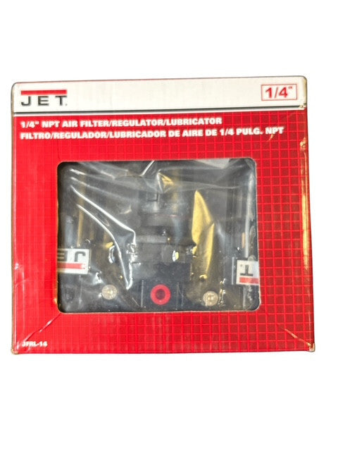 JET JFRL-14 1/4" NPT Air Filter/Regulator/Lubricator