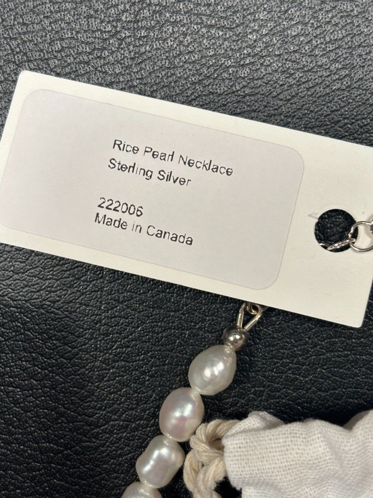 Kara Yoo Rice Pearl & Petite Pearl Necklaces, Storage Bags & Gift Box