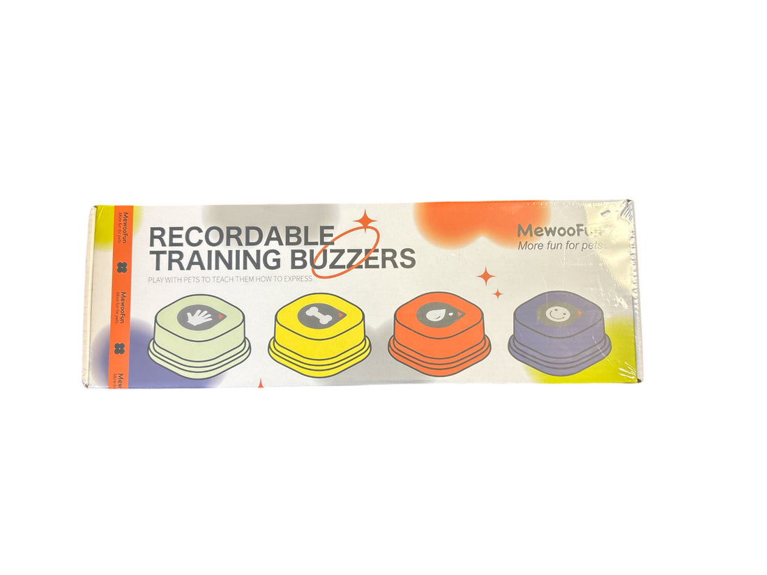 MewooFun Recordable Training Buzzers for Pets - NEW