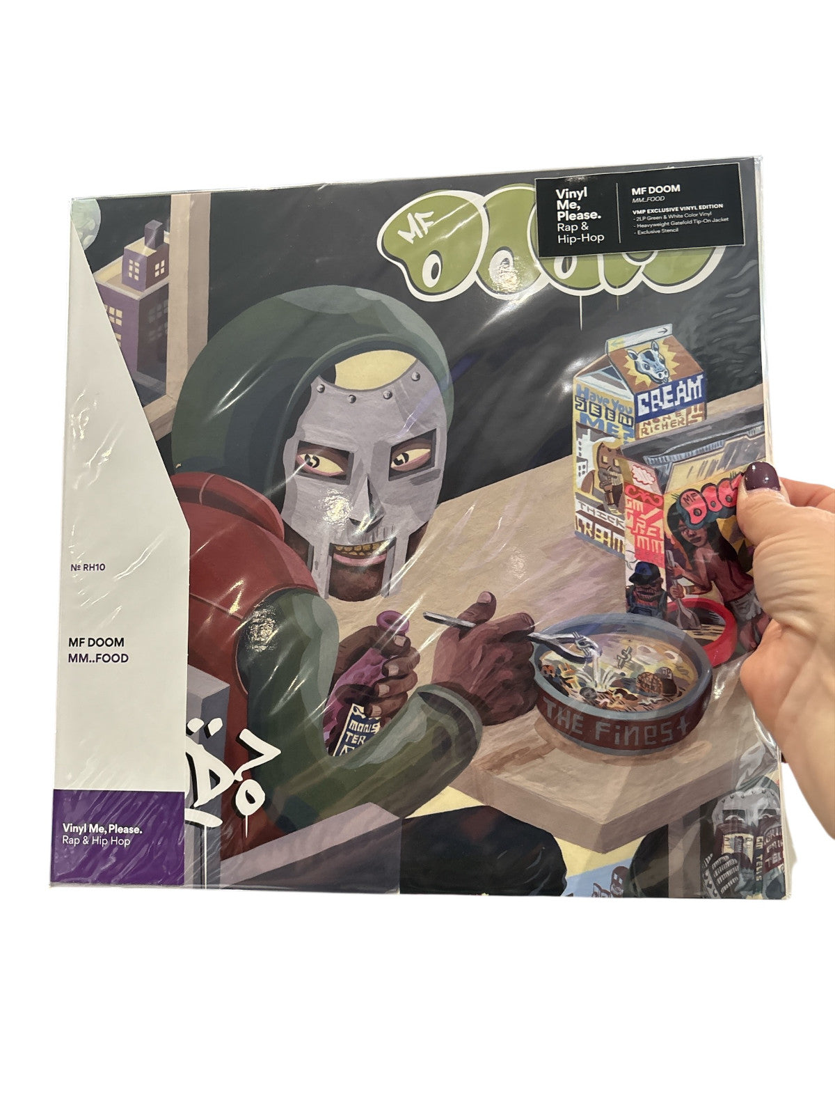 MF Doom ‎MM..Food Green/White Vinyl Me Please VMP Record 2LP Rhymesayers SEALED