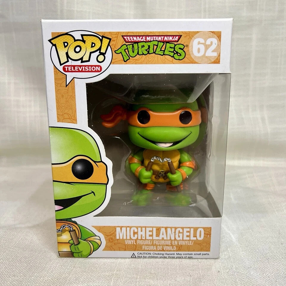 Funko Pop! MICHELANGELO #62 ~ Teenage Mutant Ninja Turtles  Collectors NEW