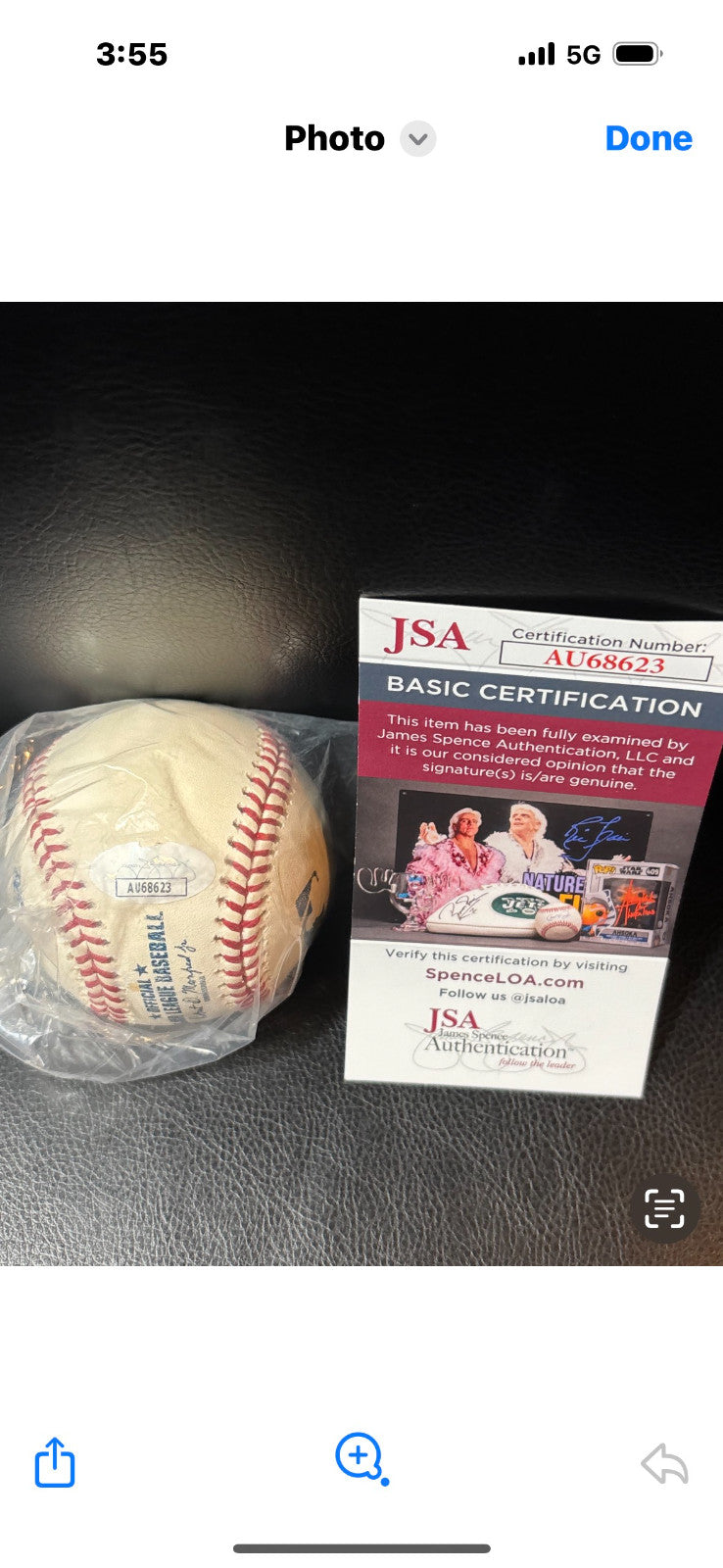 Yandy Diaz Signed Baseball Auto Tampa Bay Rays All Star AL Batting Champ