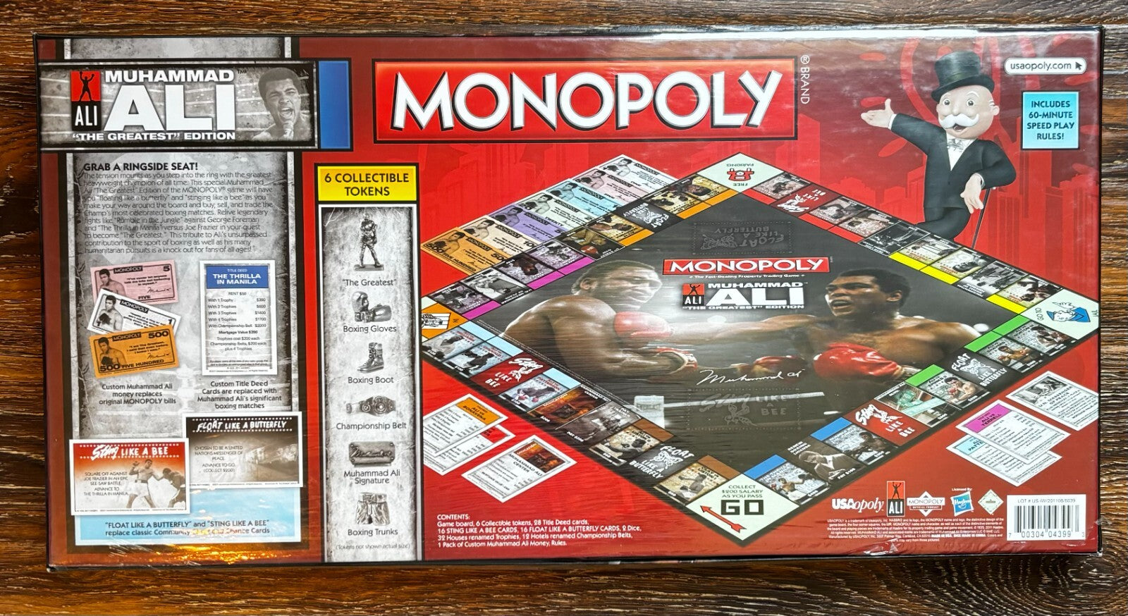 Muhammad Ali The Greatest Edition Monopoly 2011 Strategy Finance USAOPOLY NEW