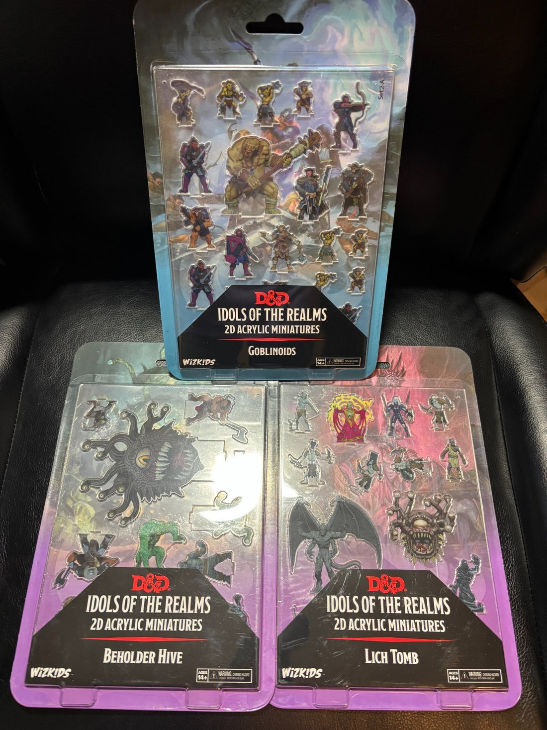 D & D: Idols of the Realms 2D Sets - Goblinoids, Beholder Hive & Lich Tomb - NEW