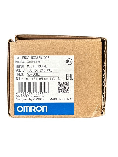 OMRON E5CC-RX3A5M-006 DIGITAL CONTROLLER  MULTI-RANGE 100 TO 240V 50/60Hz