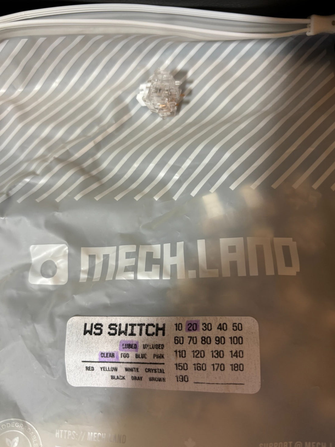 60 PCS WS Mechanical Keyboard Switches - see list in details - NEW