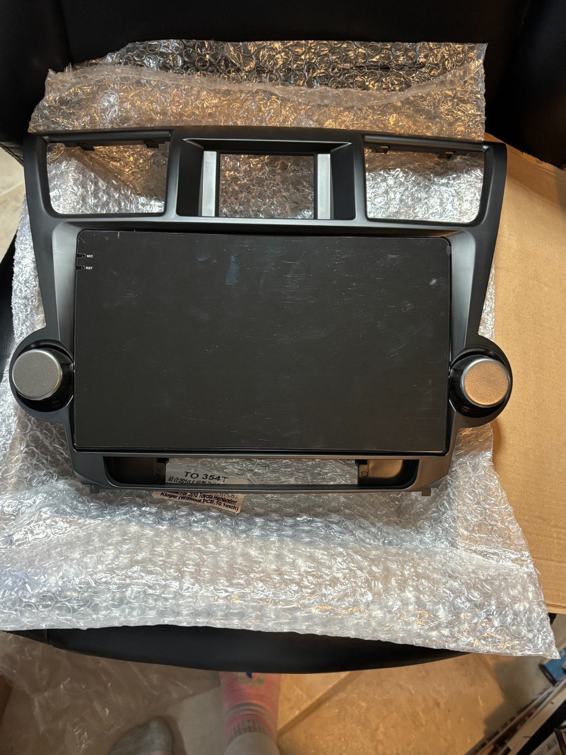 10.1 INCH KLUGER CAR RADIO XT Z46C1C128G8 INSEL AHD CP QLED for 2010 HIGHLANDER