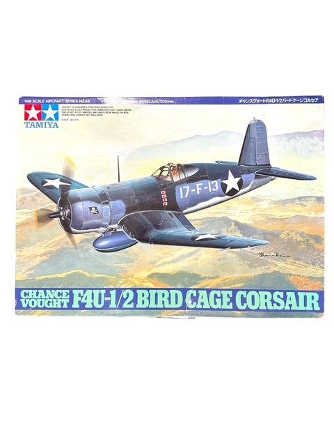 TAMIYA  Chance Vought F4U-1/2 Bird Cage Corsair #61046 - NEW  DISTRESSED PACKAGE