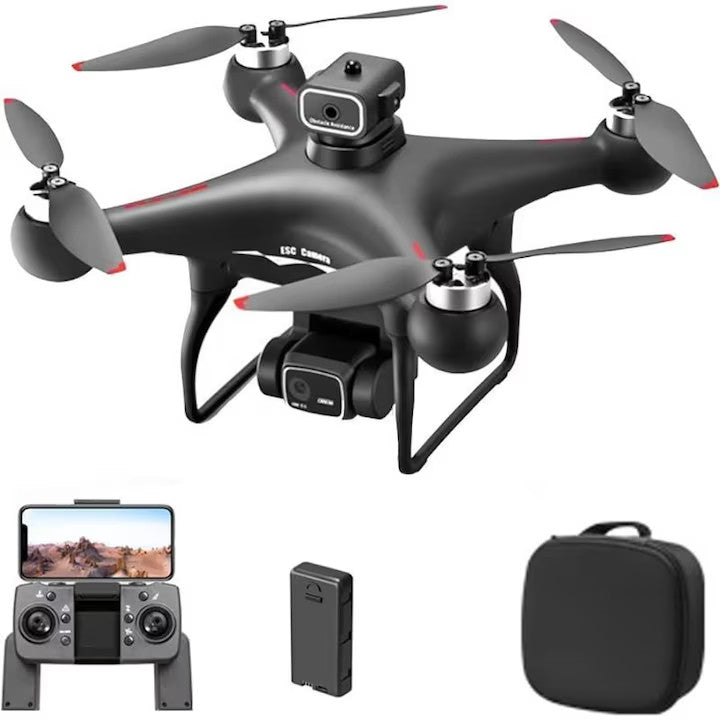 S116 Brushless Motor ESC Camera Drone - Black - Toy - Ages 14+