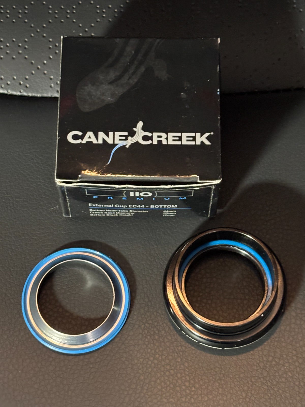 Cane Creek 110 Premium Headset Bottom Cup EC44/33 External 1 1/4" Road Gravel XC