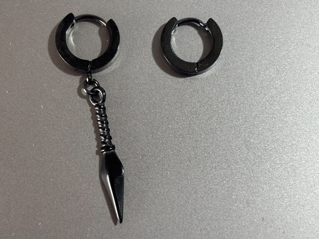 Naruto™ Kunai Earrings from Misterverse 2pc as shown