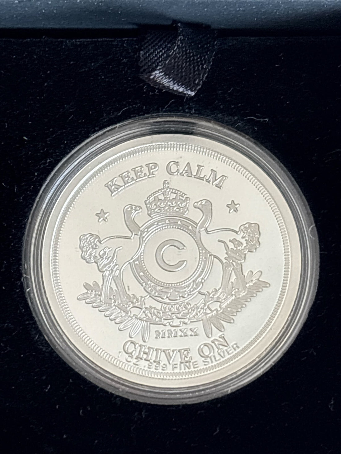 Bill Murray Ostrich Crest #1018/2000 Keep Calm Chive On