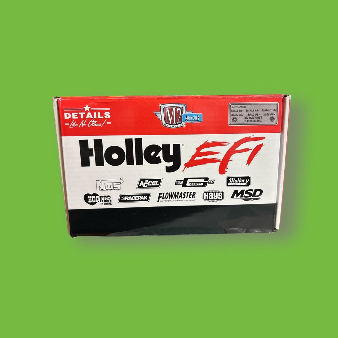M2 Machines Auto-Club: 1987 Ford Mustang GT Chase Piece - HOLLEY EFI 1:64 NEW!