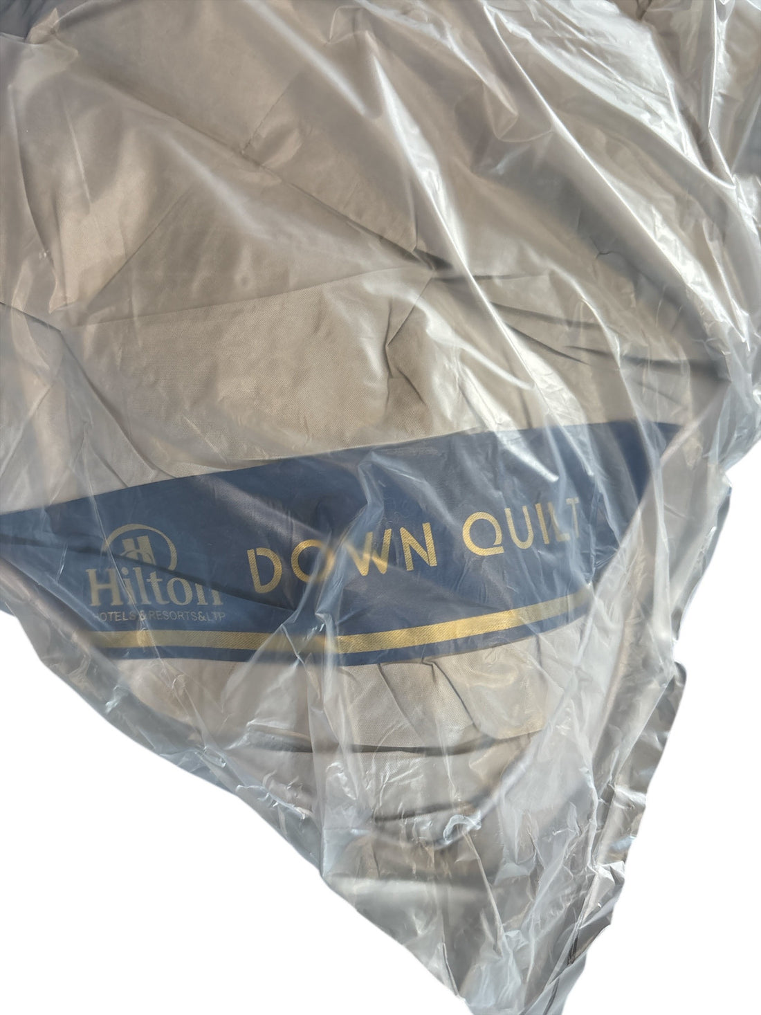 Luxury Hilton Hotel Pillow Down Quilt - Standard Size 28 x 18 inches NEW