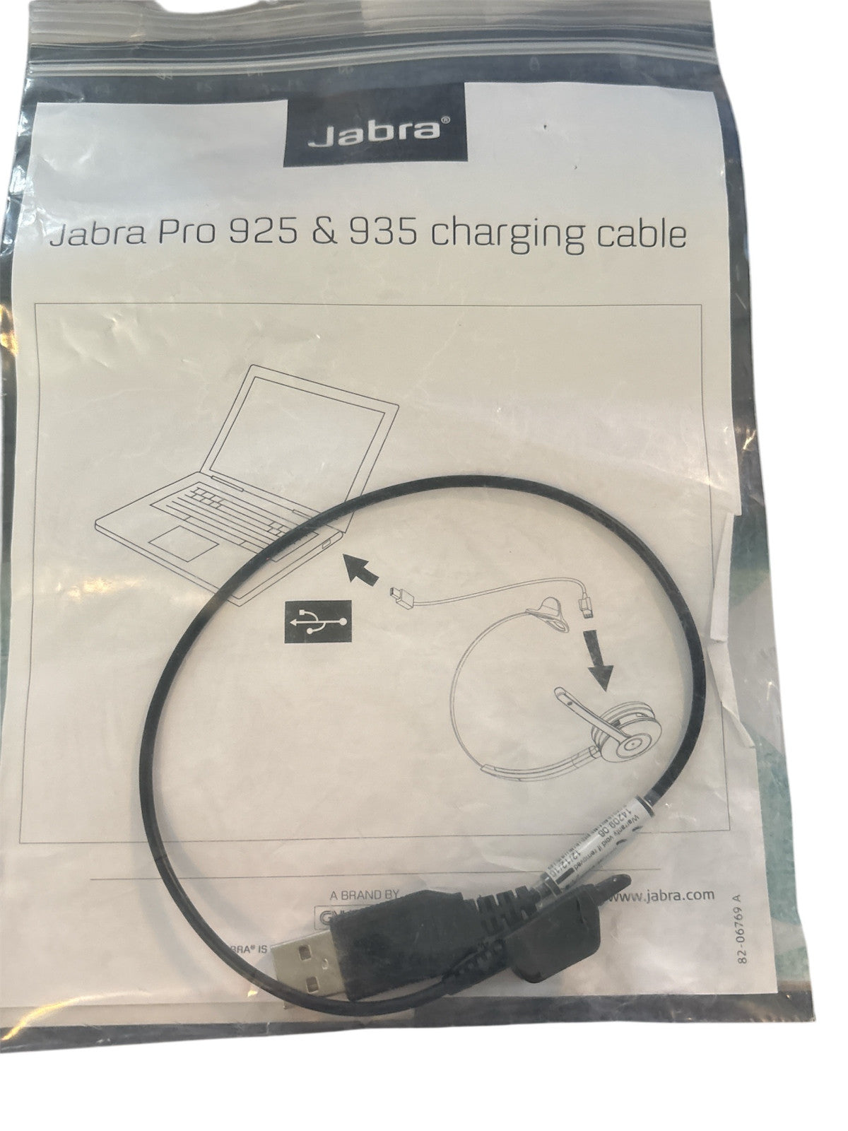 Jabra Pro 925 & 935 Charging Cable item # 14209-06  NEW