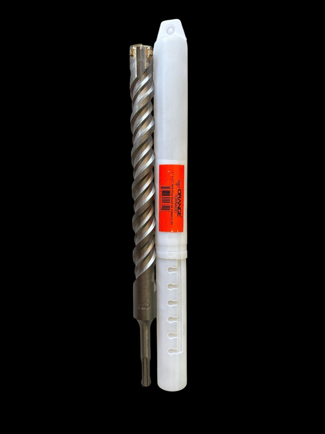 Orange Tornado  1" x 12" SDS Plus Quad Tip Masonry Bit NEW