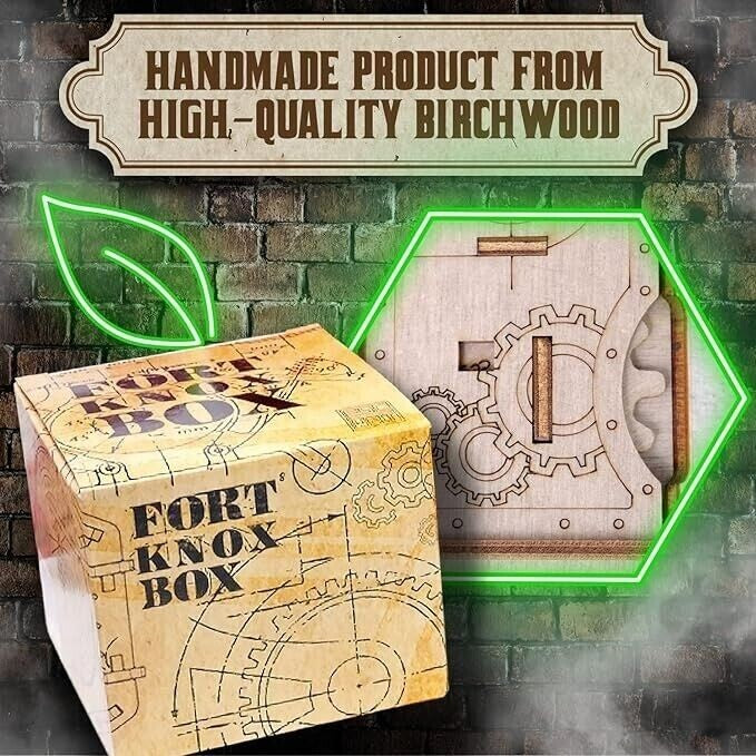 ESC WELT Fort Knox Puzzle Box - Escape Room in a Box - Brain Teaser Puzzles