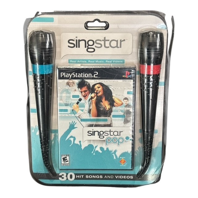SingStar: Pop Bundle (Sony PlayStation 2, 2007) BRAND NEW SEALED