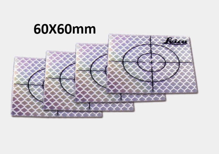Leica Reflective Tape GZM31 - Self Adhesive 60x60mm, pack of 20 pieces.