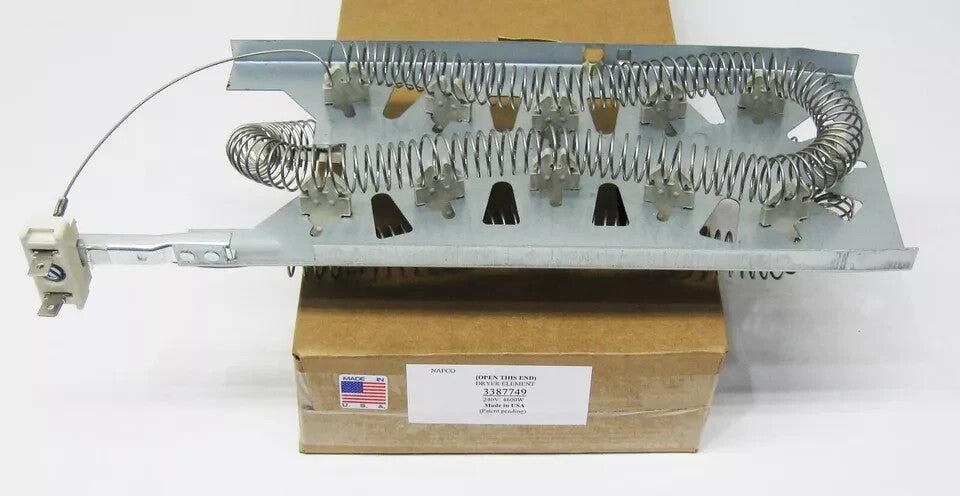 WP-3387749 Dryer Heater Heating Element for Whirlpool Kenmore PS344599 AP2912077