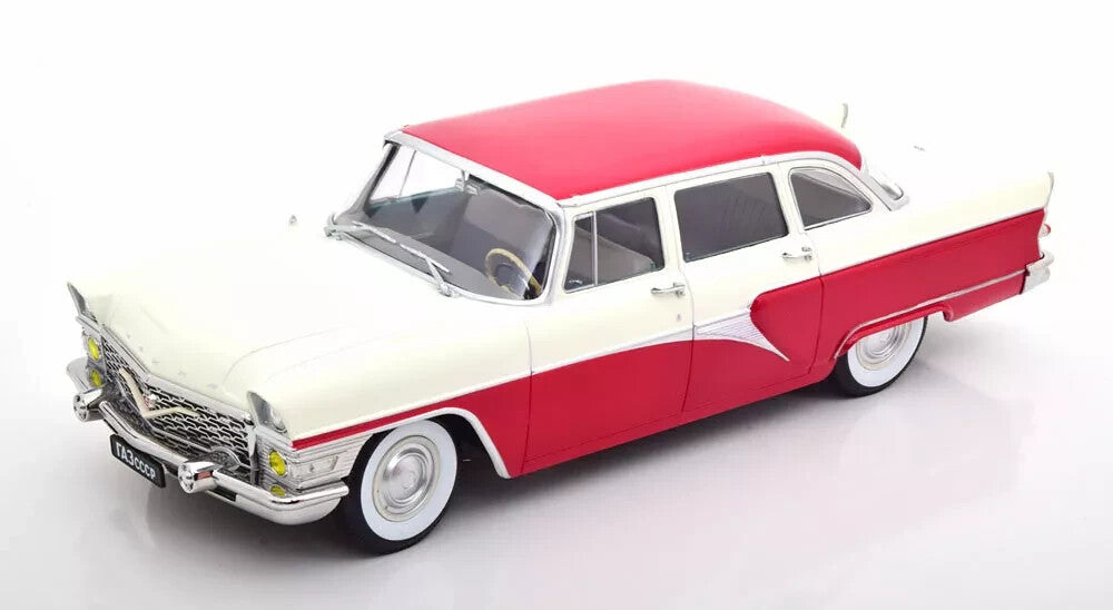 Triple 9 GAZ 13 Seagull 1959 Dark red/white T9-1800251 RATIO 1:18 NEW