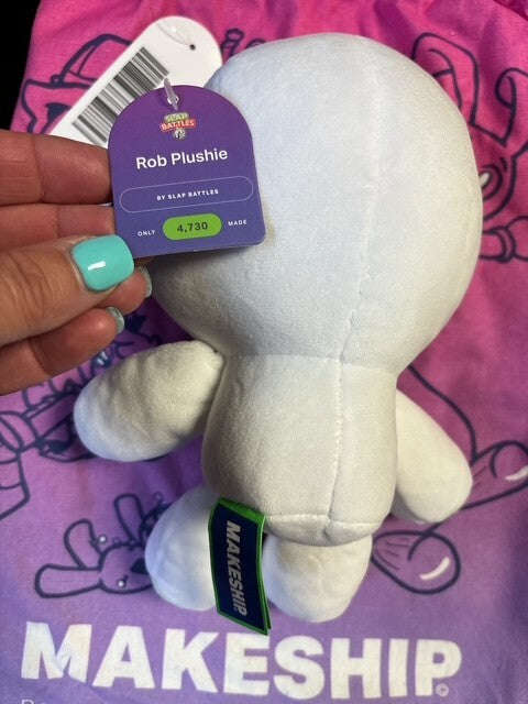 Makeship Rob Plush SUPER RARE! Slap Battles Roblox Plushie Only 4,730 Made