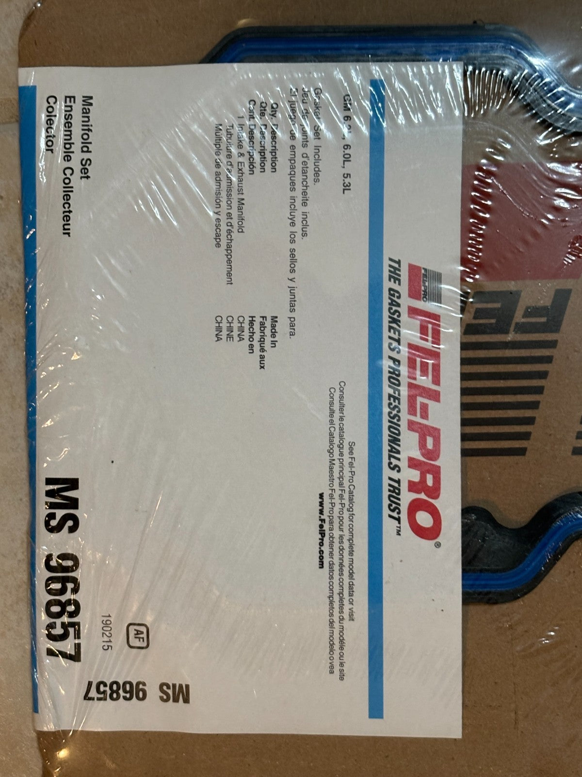 Fel-Pro MS 96857 Intake Manifold Gasket Set