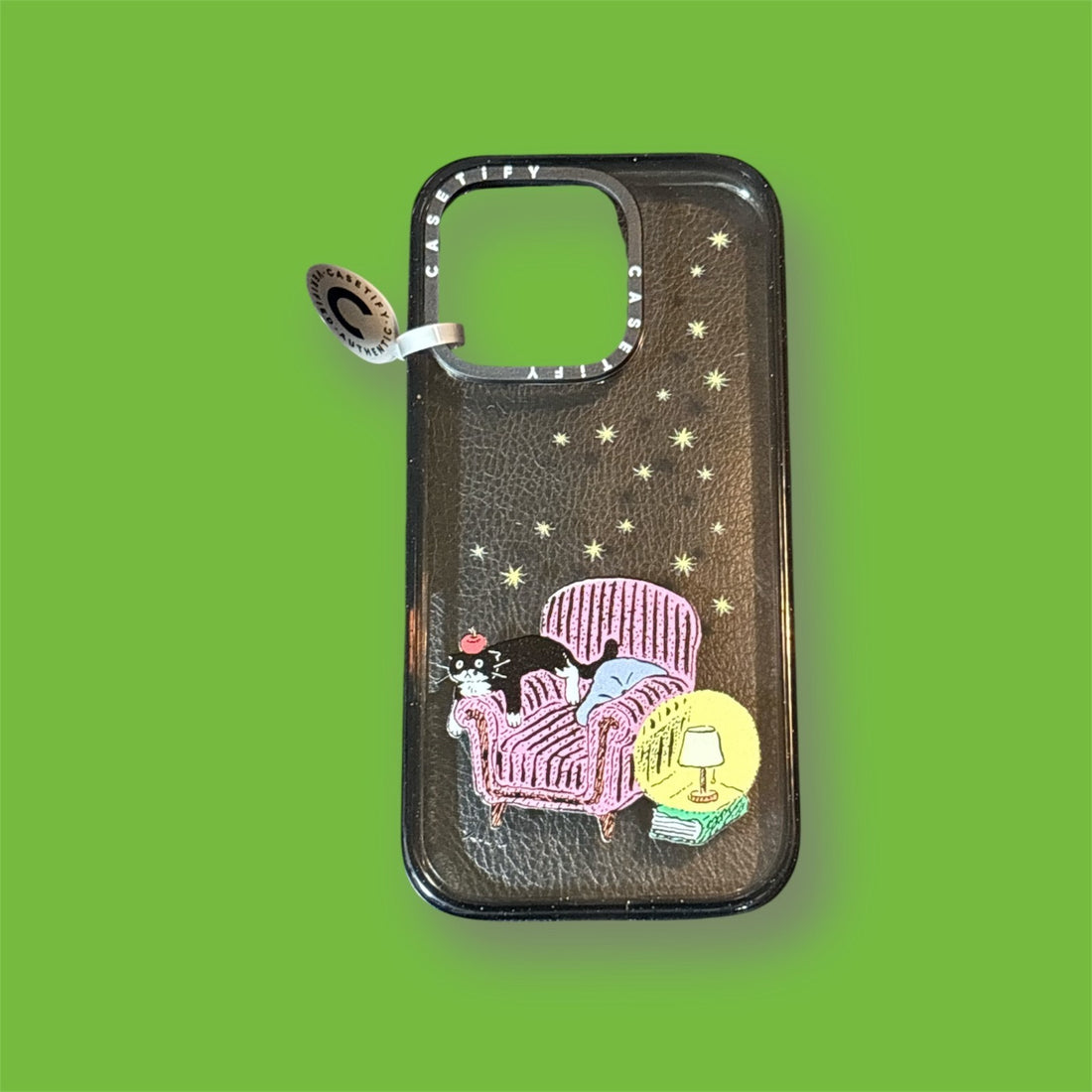 Casetify Clear with black trim - Mo & Armchair  - iPhone 16 Pro - NWT