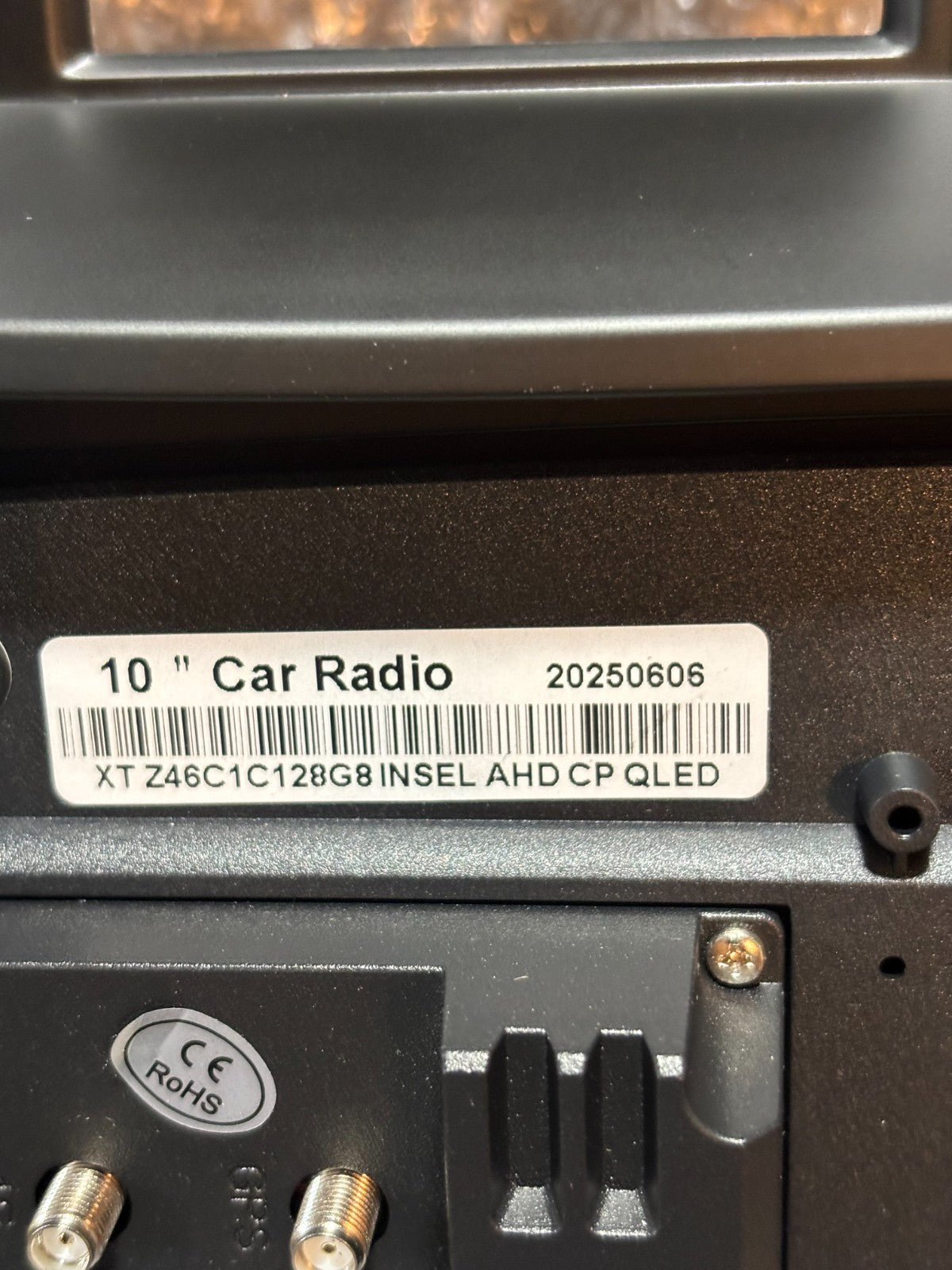 10.1 INCH KLUGER CAR RADIO XT Z46C1C128G8 INSEL AHD CP QLED for 2010 HIGHLANDER