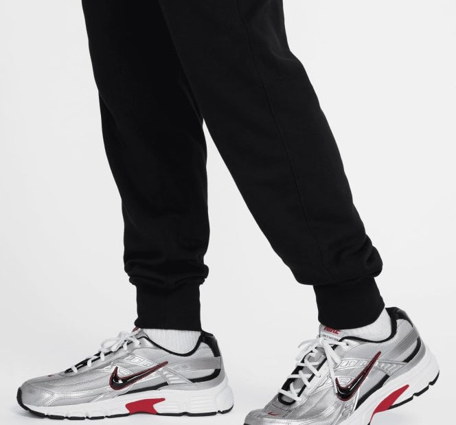 NIKE CLUB FRENCH TERRY JOGGER MEN - BLACK/BLACK/WHITE FN3801-010 - LARGE