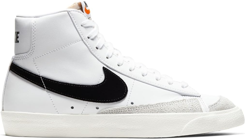 NIKE BLAZER MID 77 WHITE BLACK CZ1055-100 WOMEN'S SIZE 6, MEN'S 4.5