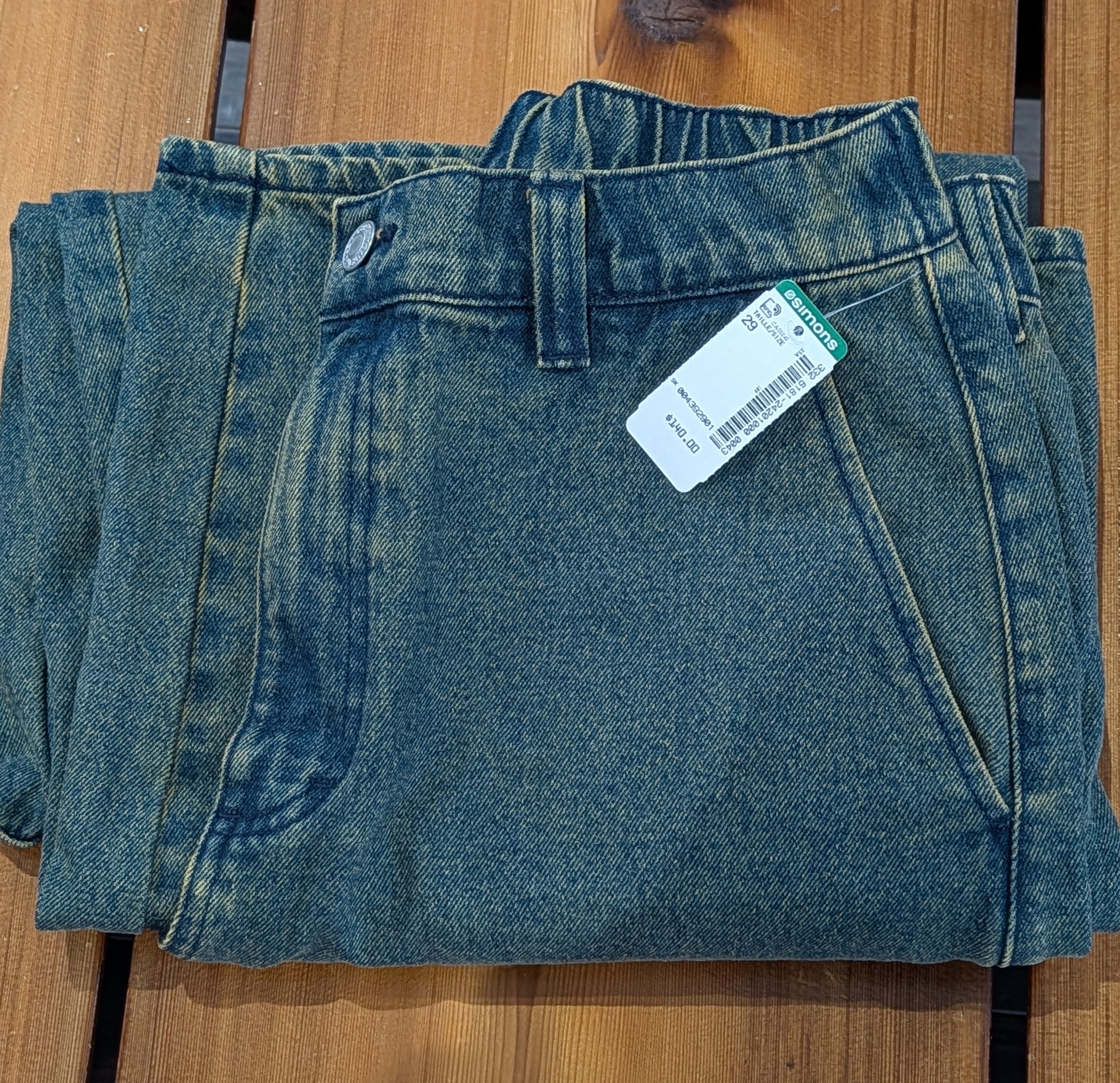 MEN'S SIZE 29 RELAXED FIT WIDE LEG OBEY JEANS EXCUSIVE TO SIMONS