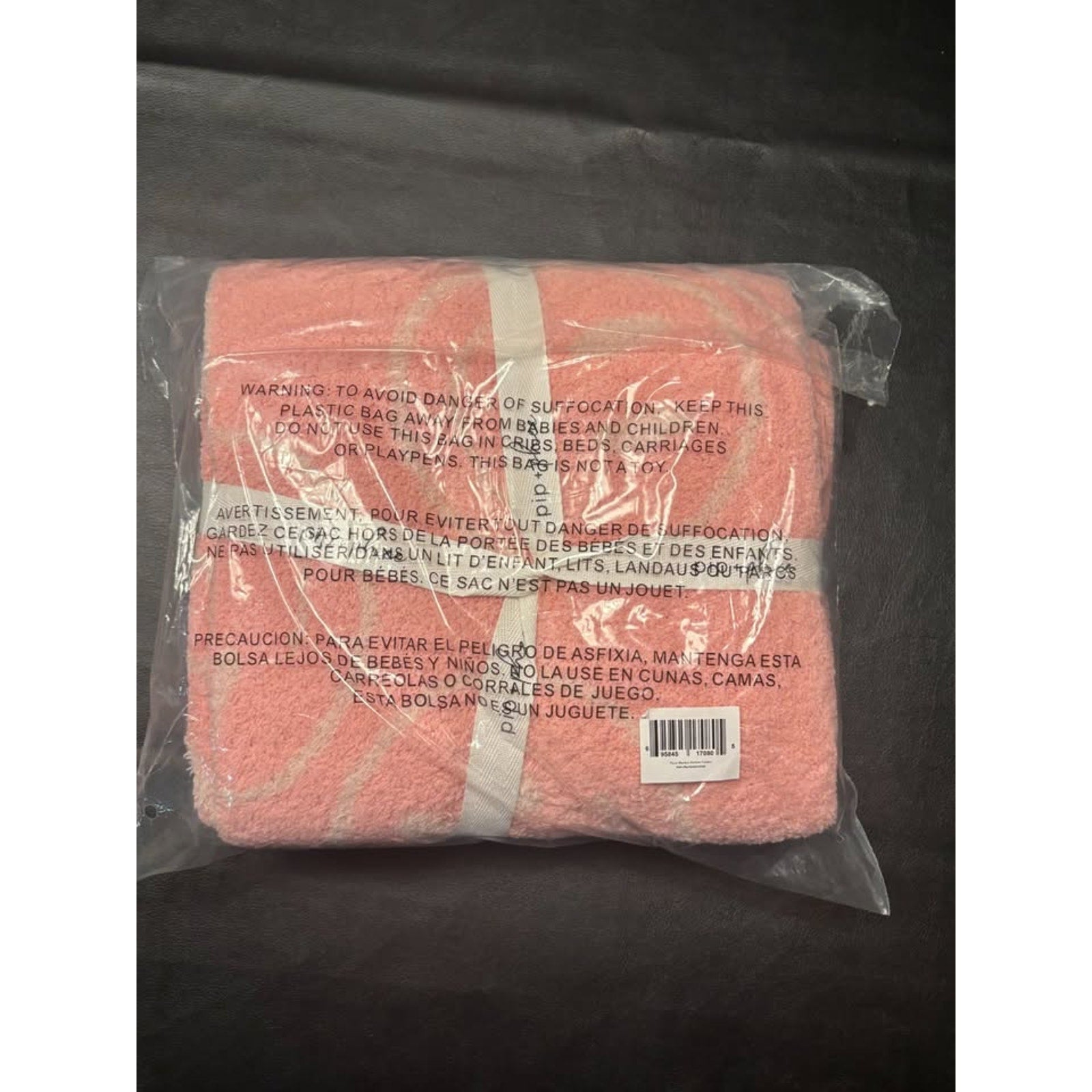 2 PIECE PIP & PHEE - Blush Toddler Blanket & Burp Cloth