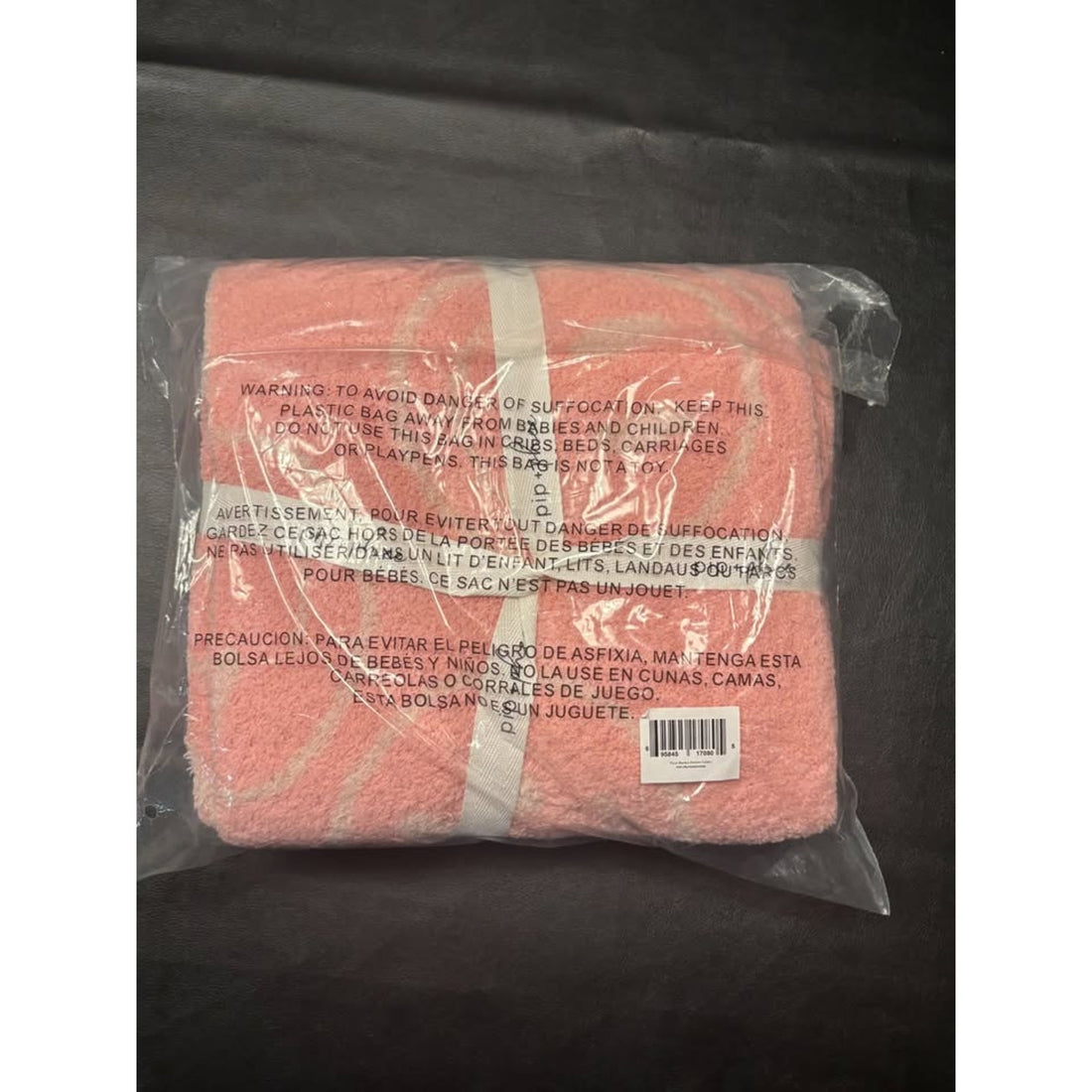 2 PIECE PIP & PHEE - Blush Toddler Blanket & Burp Cloth