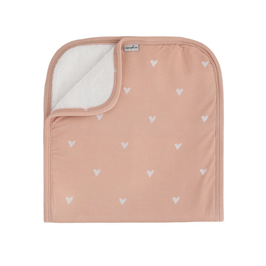 2 PIECE PIP & PHEE - Blush Toddler Blanket & Burp Cloth