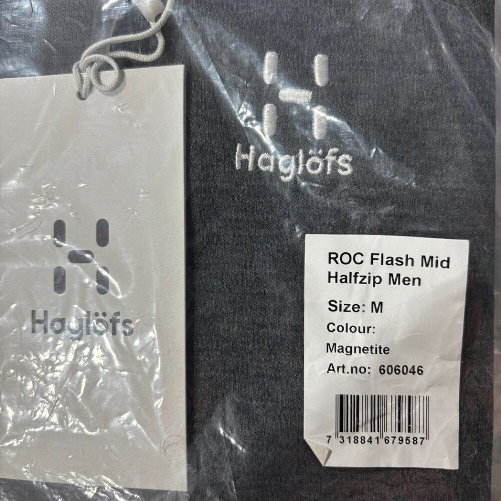 Haglofs ROC Flash Mid Halfzip Men - Medium - Magnetite