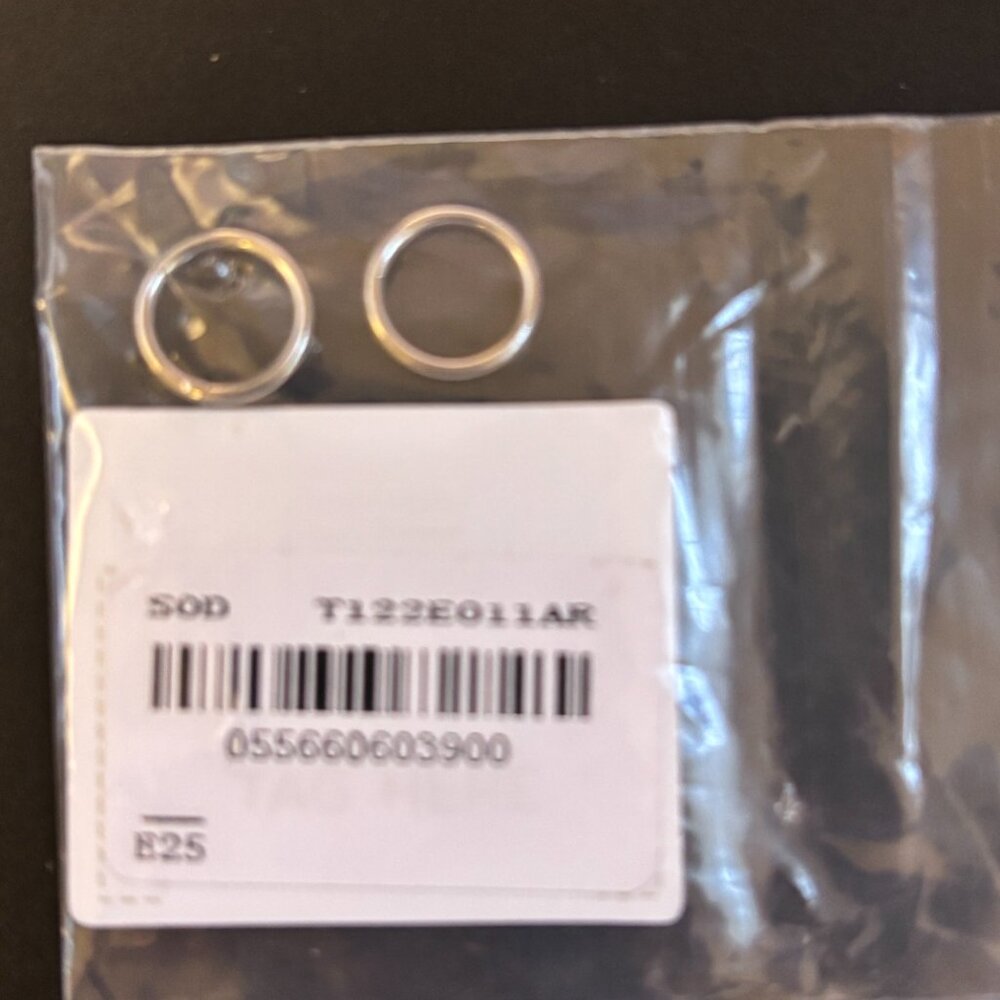 MIA 10mm hoops and 1 ear cuff. Stainless steel - stays silver forever! - NWT