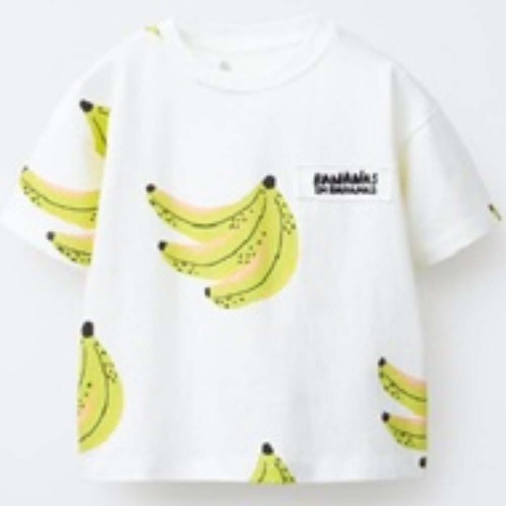 Zara -  BANANA PRINT T-SHIRT - 18month -