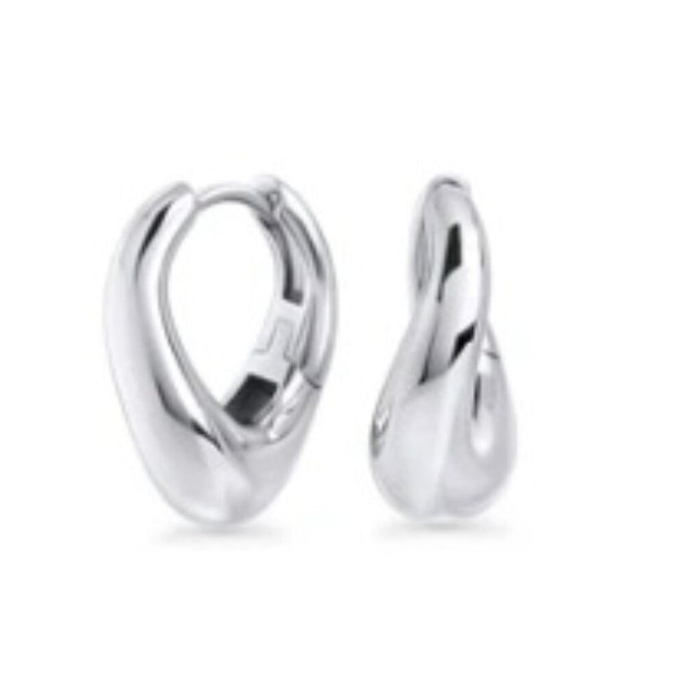 MIA - Kylie Huggie Earrings - Stainless Steel - NWT