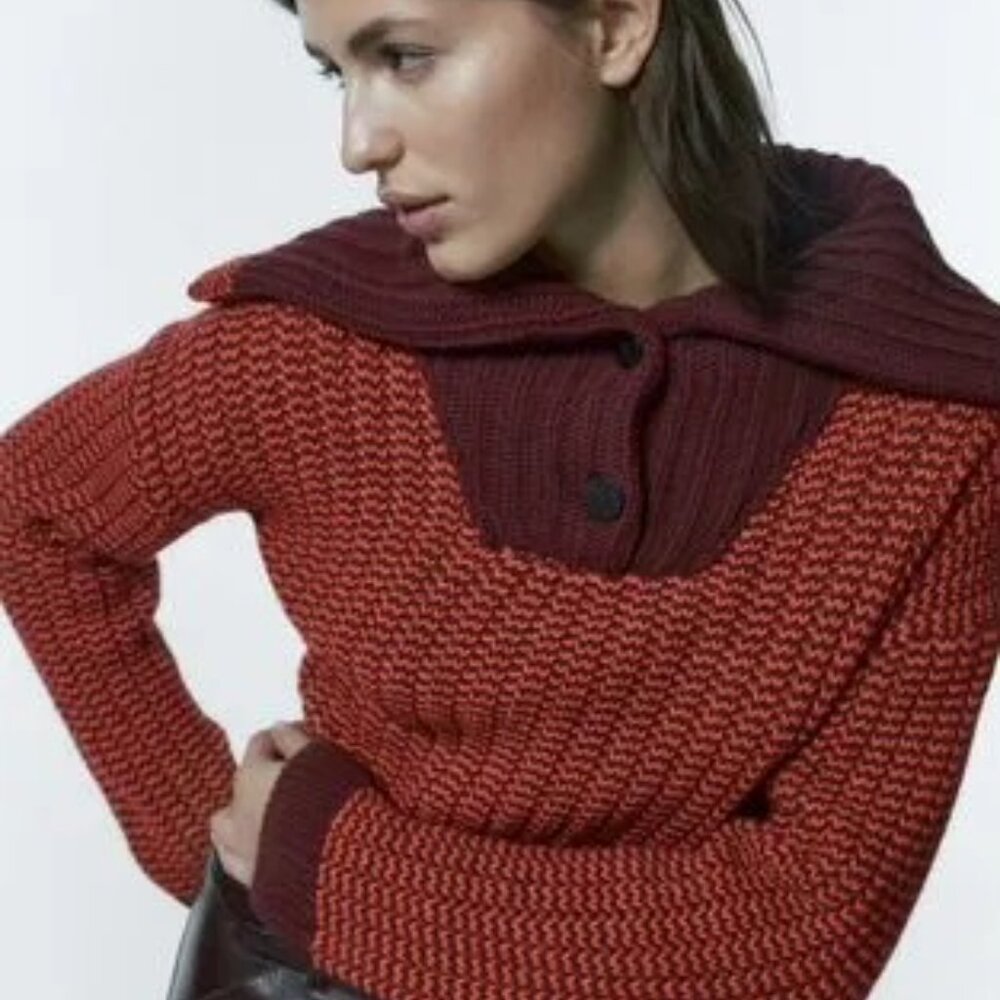 Massimo Dutti - Woman's Crop Sweater - Small - NWT