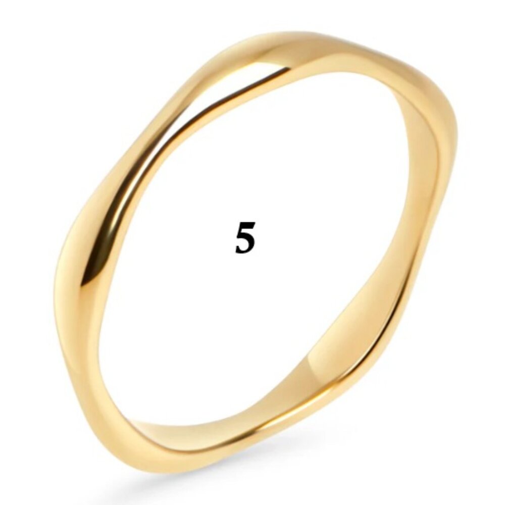 3 piece Mia - Gold Ring (size 5), Anklet and Bracelet - NWT