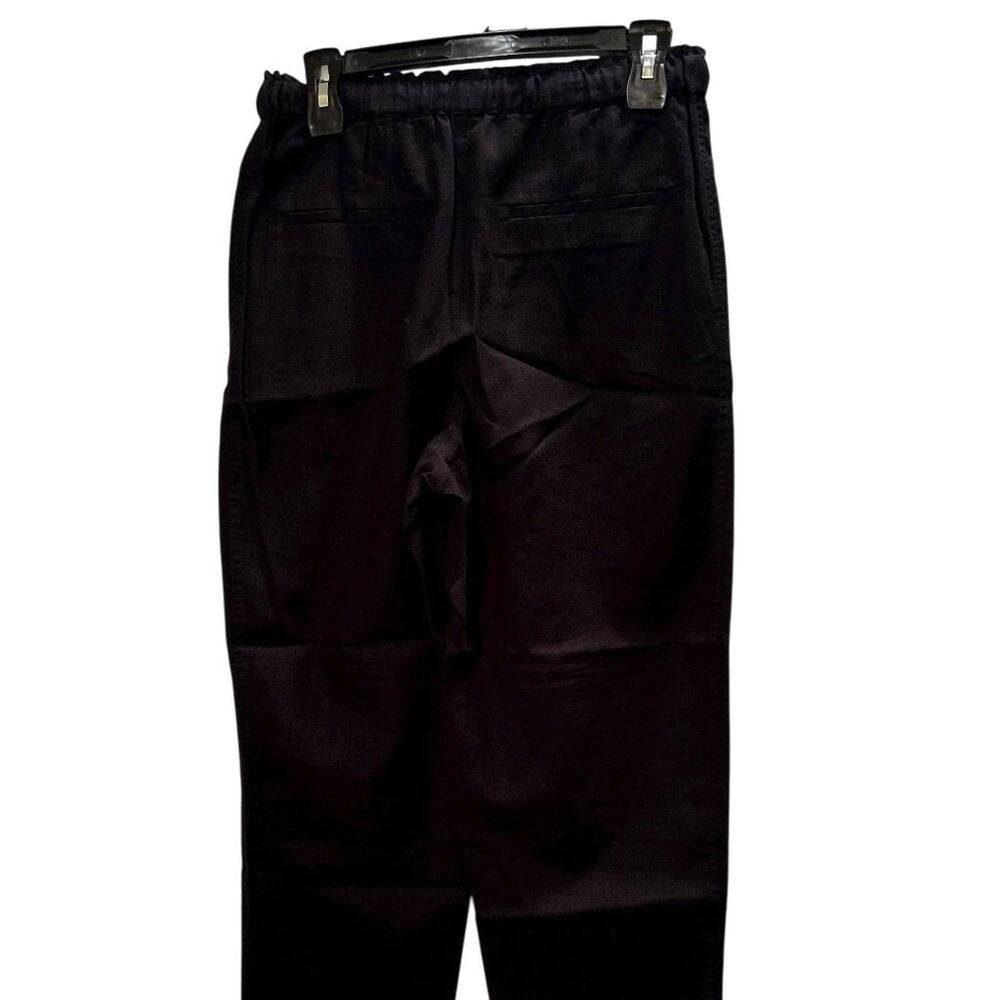 Vision - Tie-cord waist linen pant Fit: Straight leg, high rise - XSmall - NWT