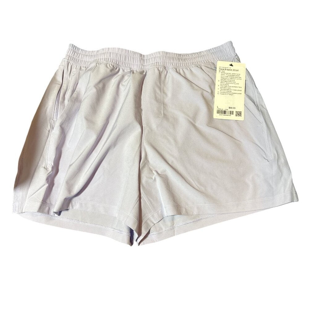 Lululemon -  Men's Pace Breaker Linerless Short 5" - size Large