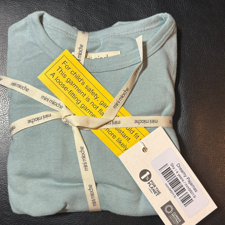 Mini Mioche - Dreamy Long Sleeve PJ Set - 4 Years -Sky - NWT