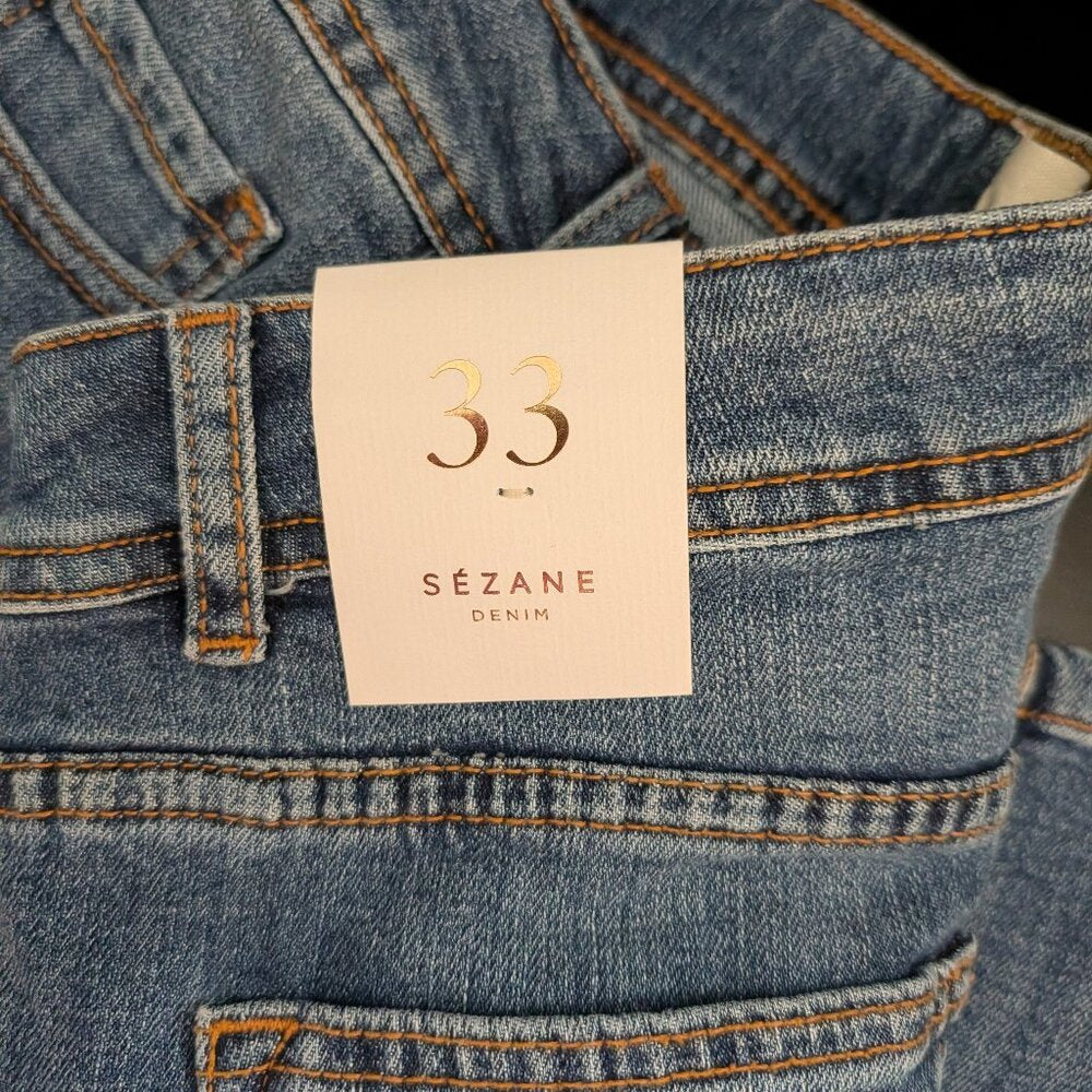 SEZANE DENIM - JEAN 2003 - BLEU CLAIR SIZE 33X27 - NEW