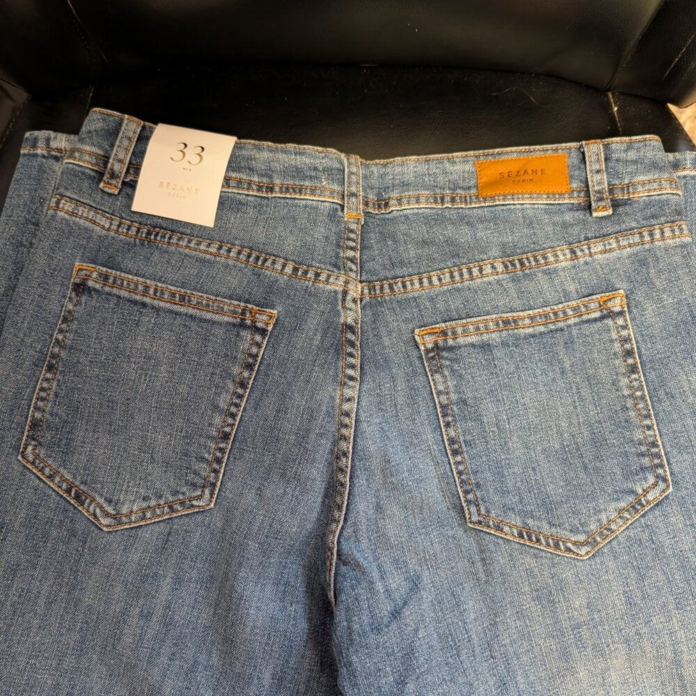 SEZANE DENIM - JEAN 2003 - BLEU CLAIR SIZE 33X27 - NEW