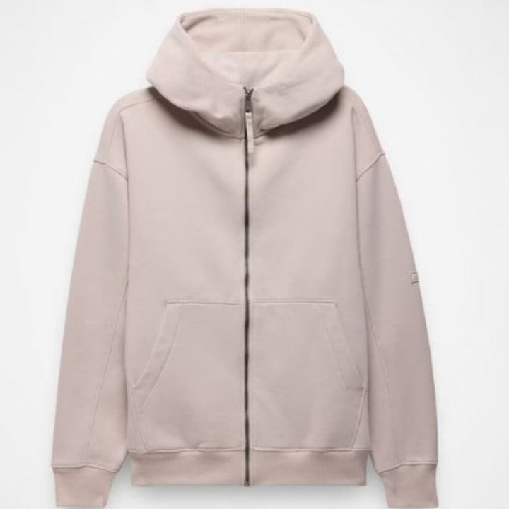 PRANA - DREAMFLEECE FULL ZIP HOODIE - ALMOND - XSMALL - NWT